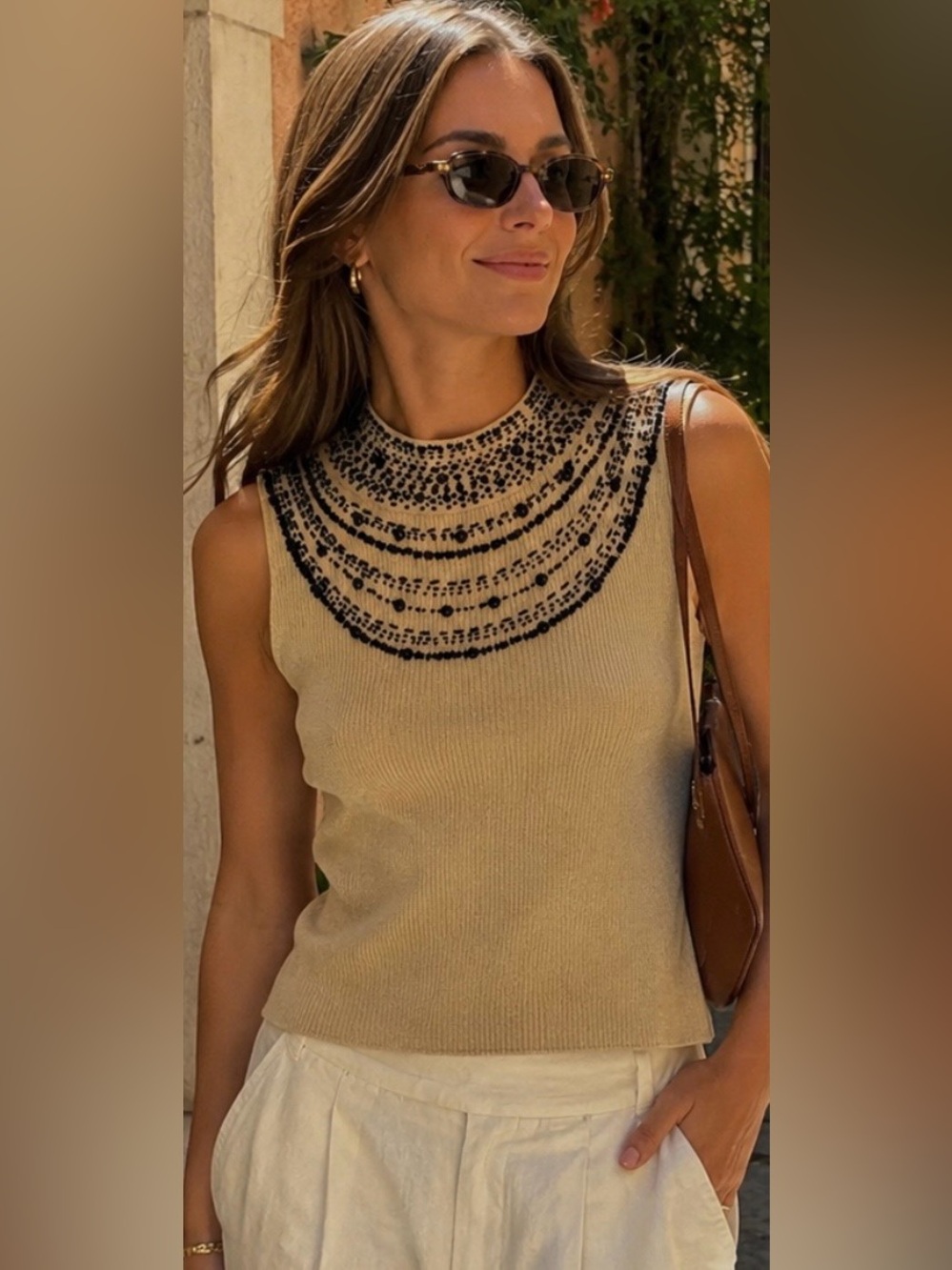 Grace Elements Top Blouse Gold Metallic Silk SIZE: L